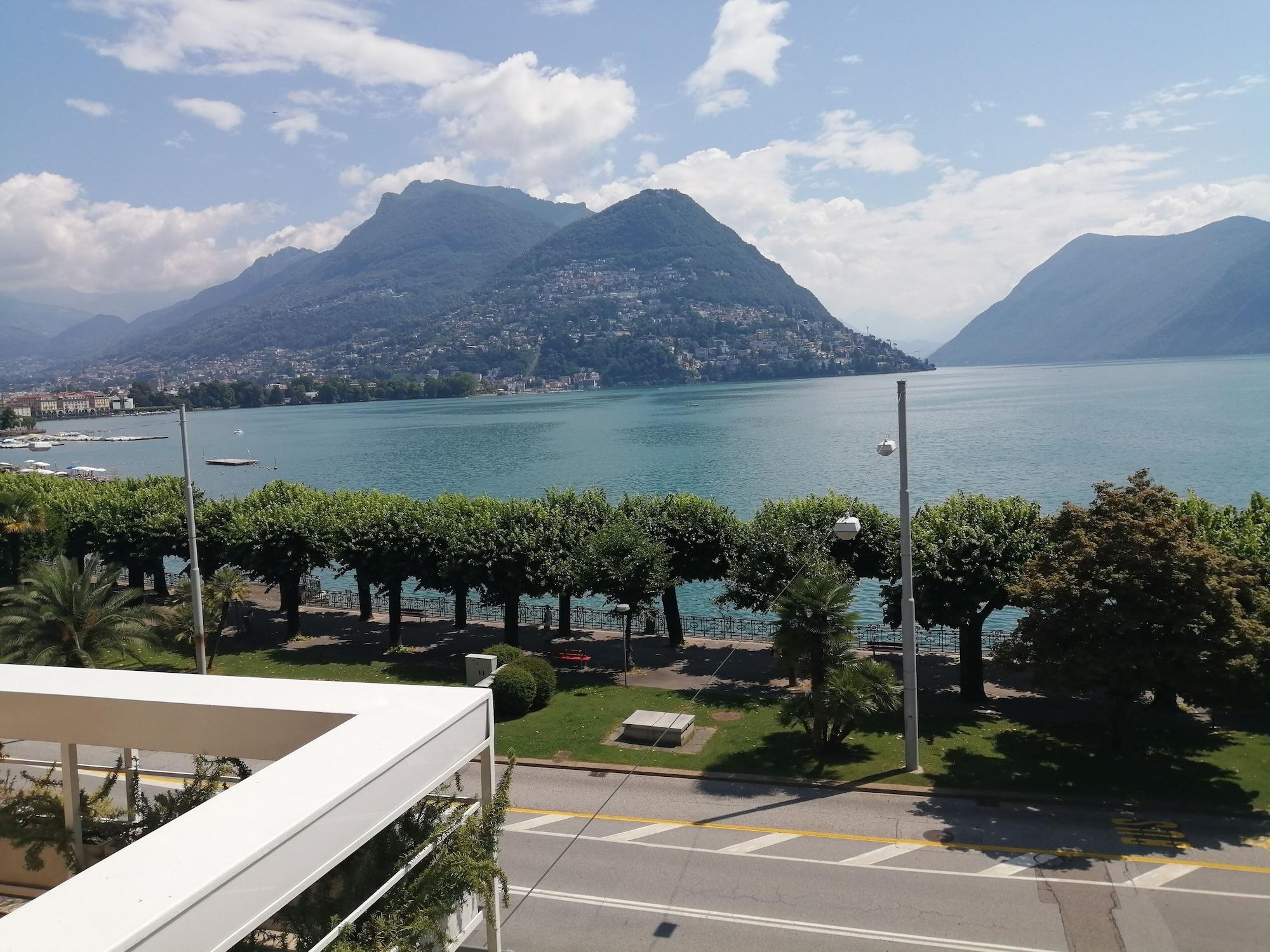 Best Western Hotel Bellevue au Lac Lugano Exterior foto
